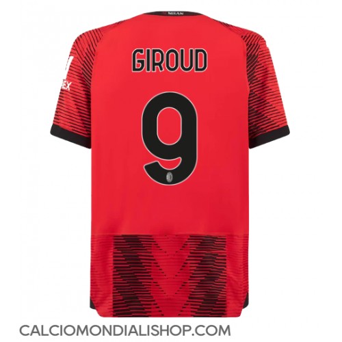 Maglie da calcio AC Milan Olivier Giroud #9 Prima Maglia 2023-24 Manica Corta